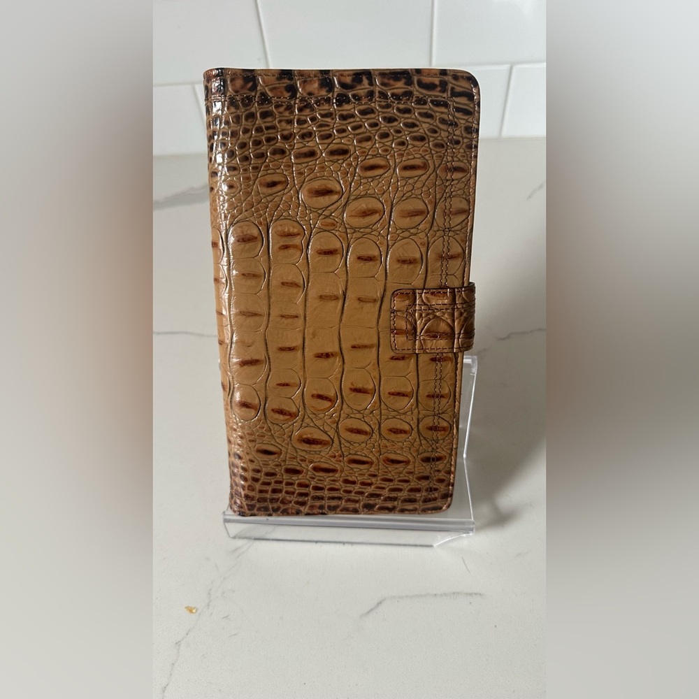 Brahmin vintage travel brown wallet Sasha -Ana Melbourne genuine leather